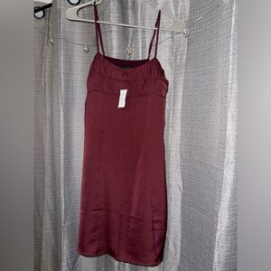 Burgundy Banana Republic Dress